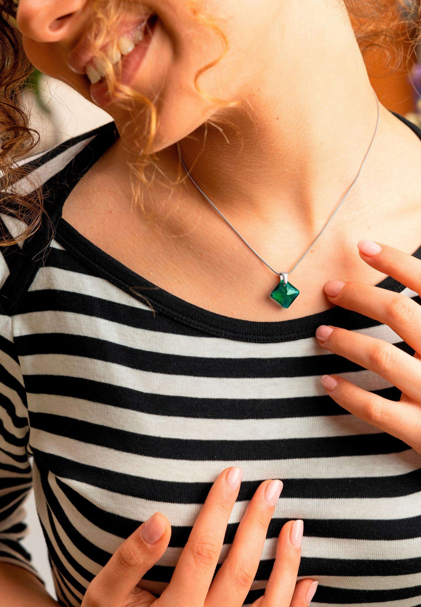 Facet Princess Pendant Necklace JS.0030 - Jowissa