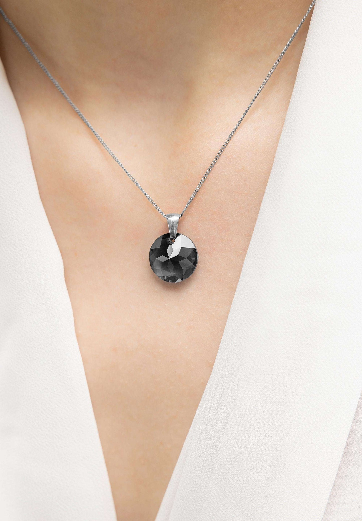 Facet Brilliant Pendant Necklace JS.0042 - Jowissa
