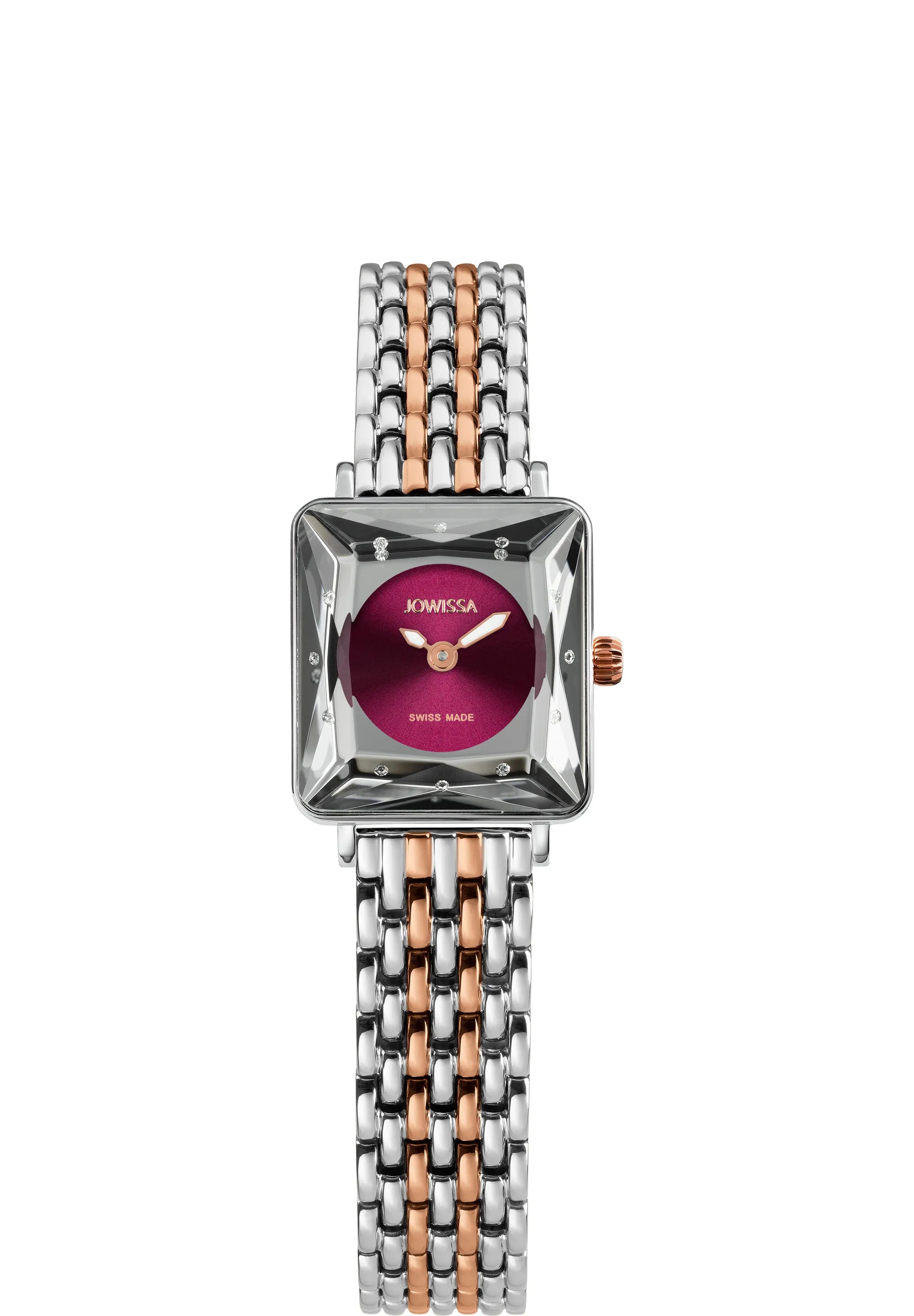 Facet Princess Petite Bordeaux Sunray Bicolor Small Rectangle