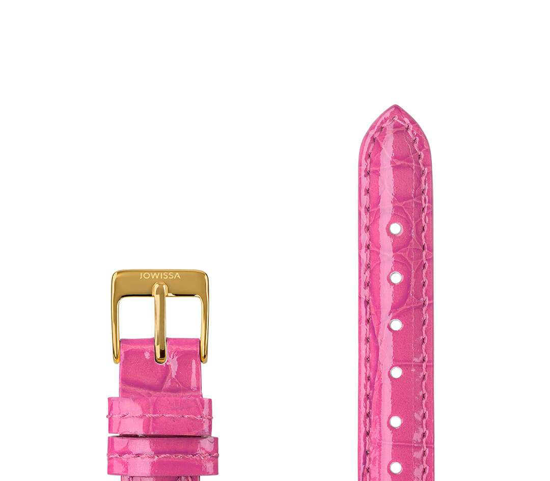 Leather Watch Strap Glossy E3.1470.M - Jowissa