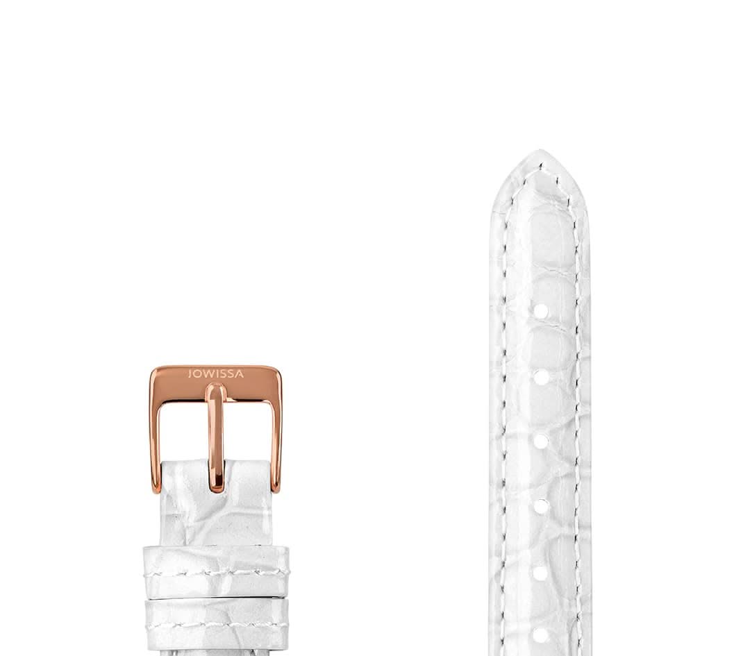 Leather Watch Strap Glossy E3.1481.M - Jowissa