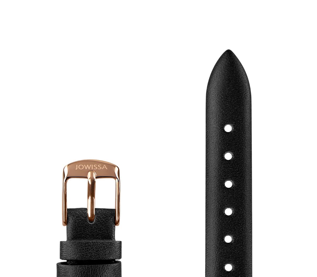 Plain Mat Leather Watch Strap E3.1442.M - Jowissa