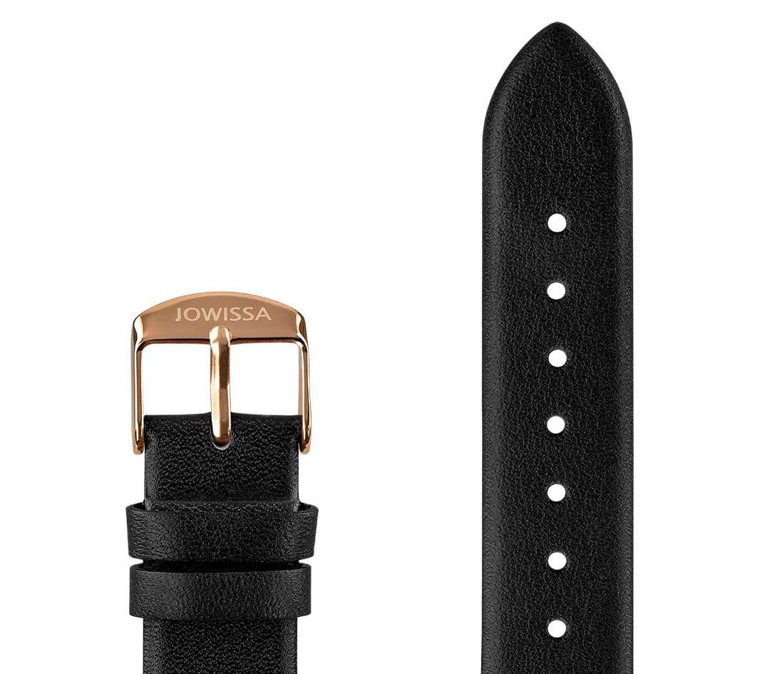 Plain Mat Leather Watch Strap E3.1442.L - Jowissa