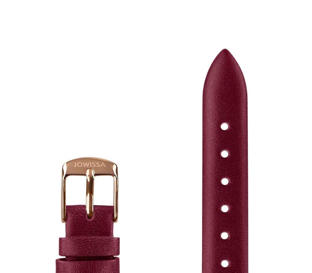 Plain Mat Leather Watch Strap E3.1459.M - Jowissa