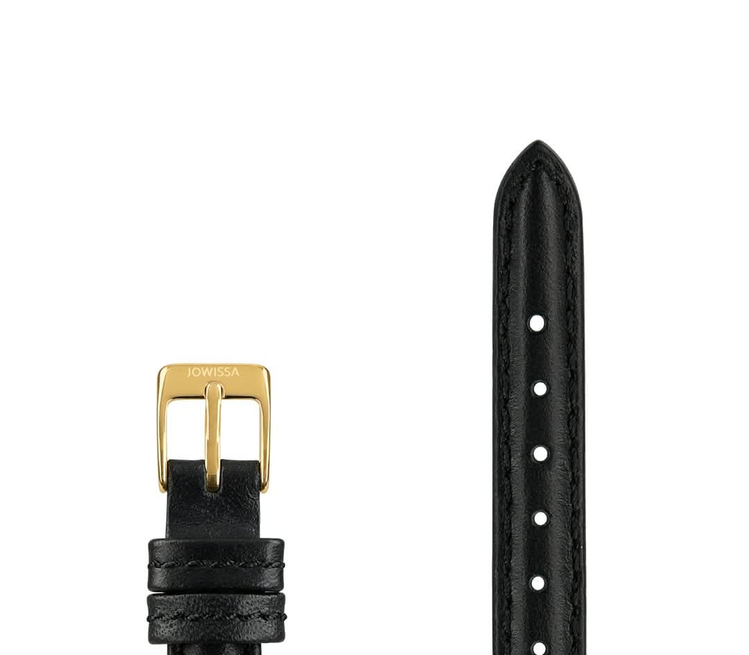 E3.1378 Jowissa Watch Strap, 12mm, Genuine Leather, Close up