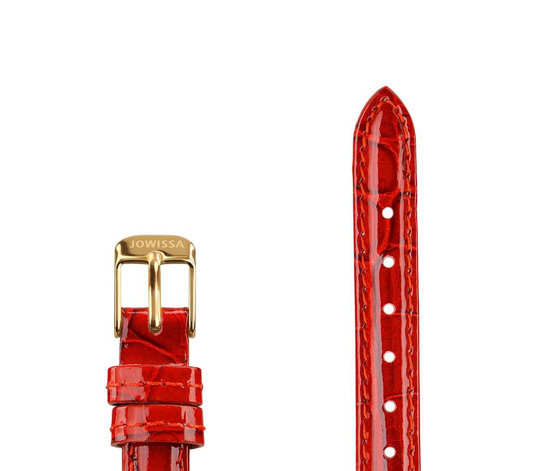 Leather Watch Strap Glossy E3.1475.S - Jowissa