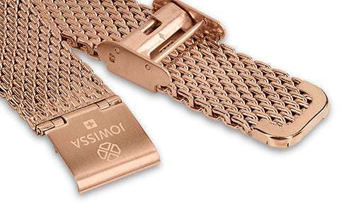Watch Band Stainless Steel 18mm Rosegold E4.195.L - Jowissa
