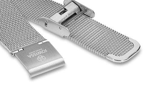 Watch Band Stainless Steel 18mm Silver E4.198.L - Jowissa