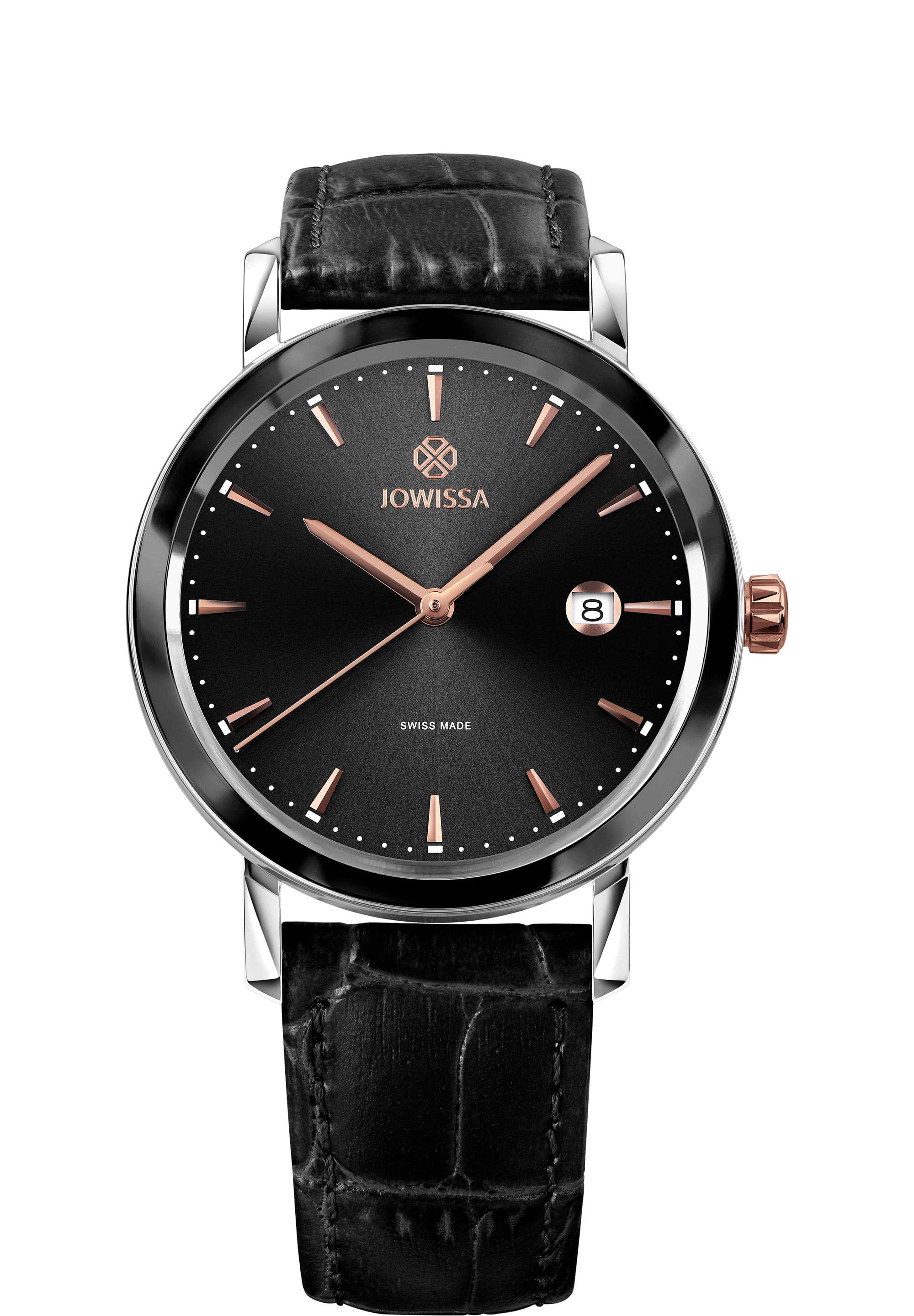 Seiko Orologio Classico (27,2 Mm) Con Quadrante Bianco / Cinturino In Pelle Nera SWR104P1 - First Class Watches™ A Seiko Orologio Classico (27,2 Mm) Con Quadrante Bianco / Cinturino In Pelle Nera SWR104P1 - First Class Watches™ A
