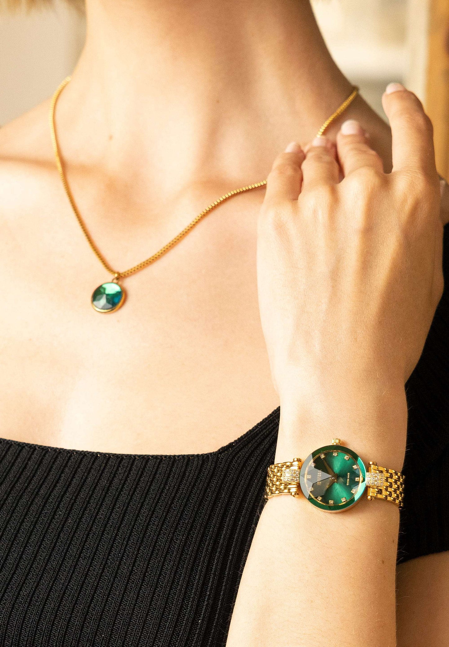 Facet Strass Swiss Ladies Watch J5.497.S - Jowissa