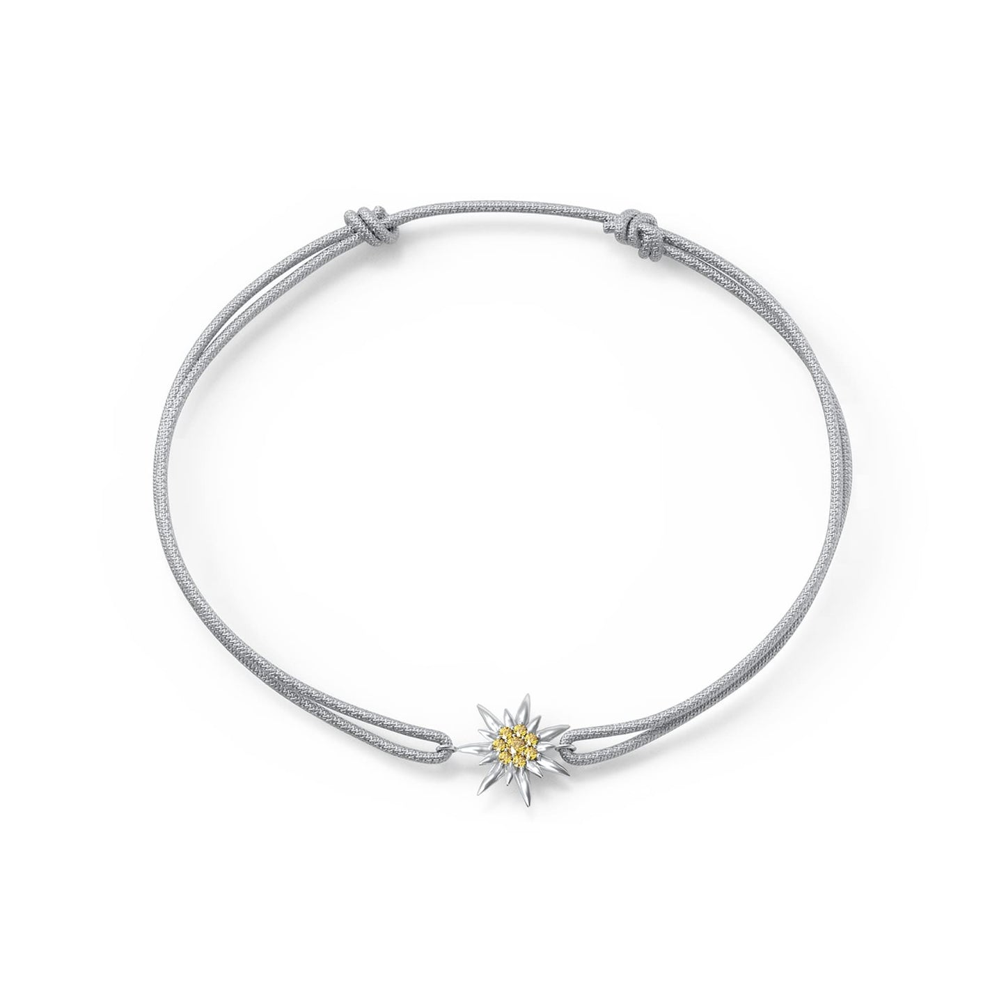 Front Image of Edelweiss | Womens | Wristband | grey | Fashion Jewelry | JS.0208.D | Jowissa | Cubic Zirconia