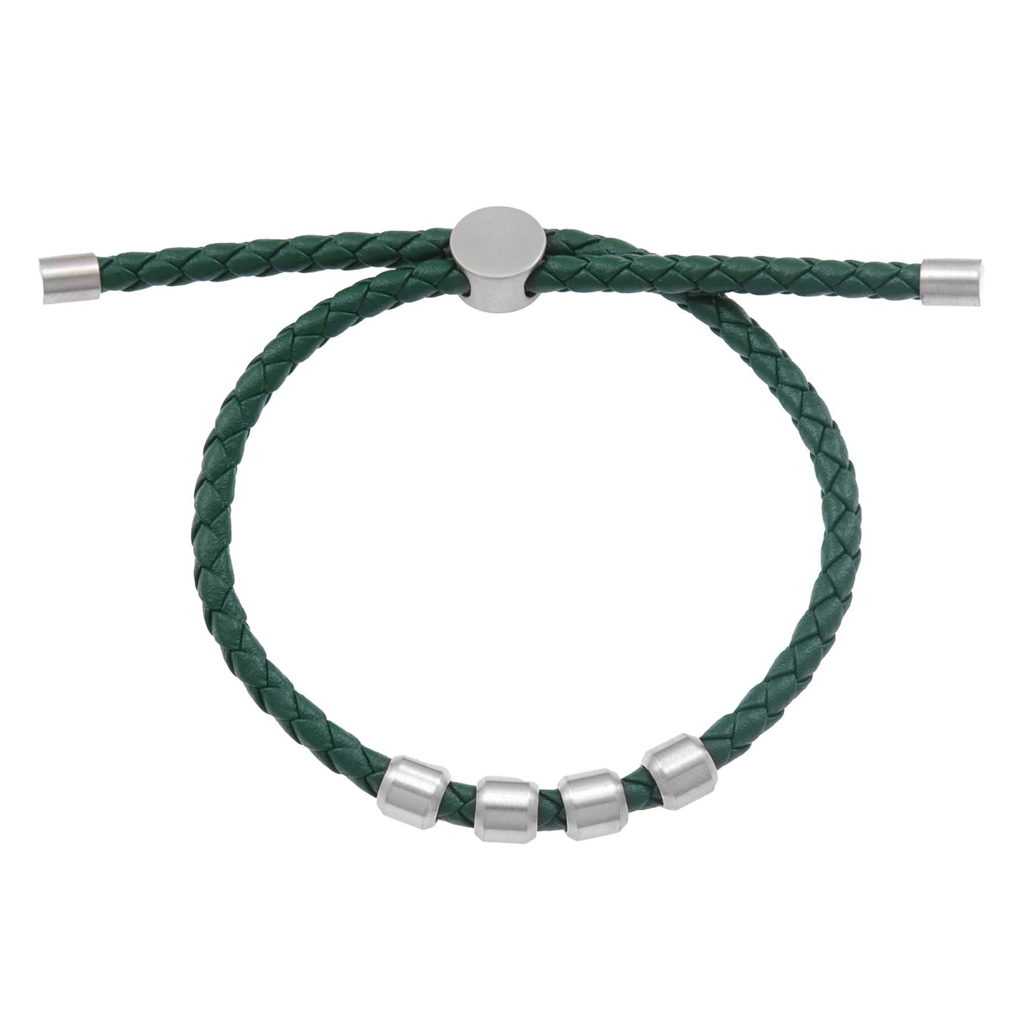 Front Image of LeWy | Mens | Leather Wristband | green | Fashion Jewelry | JS.0211 | Jowissa |