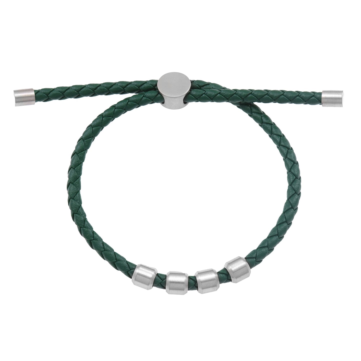 Front Image of LeWy | Mens | Leather Wristband | green | Fashion Jewelry | JS.0211 | Jowissa |