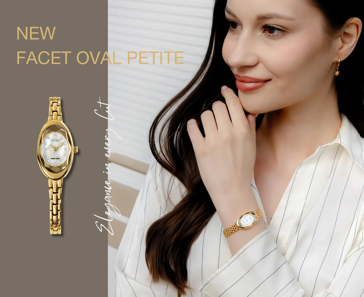 New Jowissa Collection, the Facet Oval Petite Swiss Made Cocktail Watch