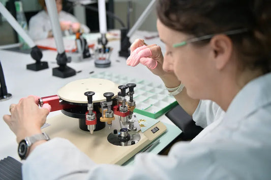 Jowissa Press Release women assambles a swiss ladies watch by hand at Jowissa headquarters in Bettlach
