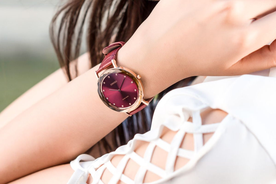 Red Color Watches for Ladies by Jowissa, Swiss Made
