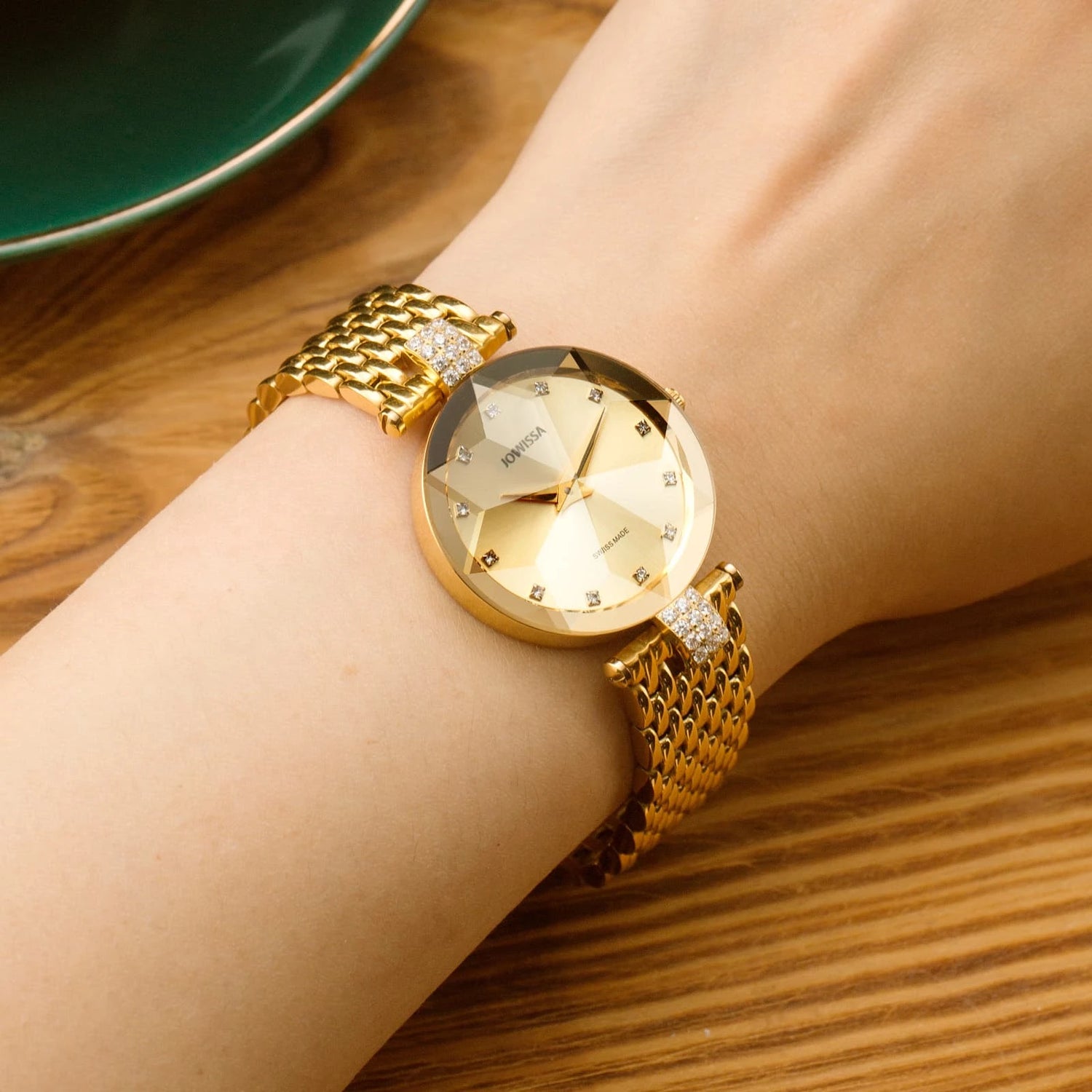 Golden Facet Strass Womens Watch by Jowissa. Swiss Made dresswatch for Ladies. Collection image