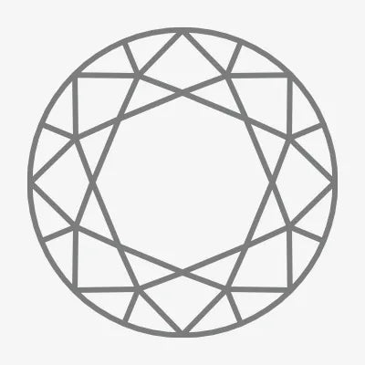 Diamond Cut watch glass that looks like a diamond shape. Outline Graphic. Jowissa Swiss Made Watches for affordable Luxury