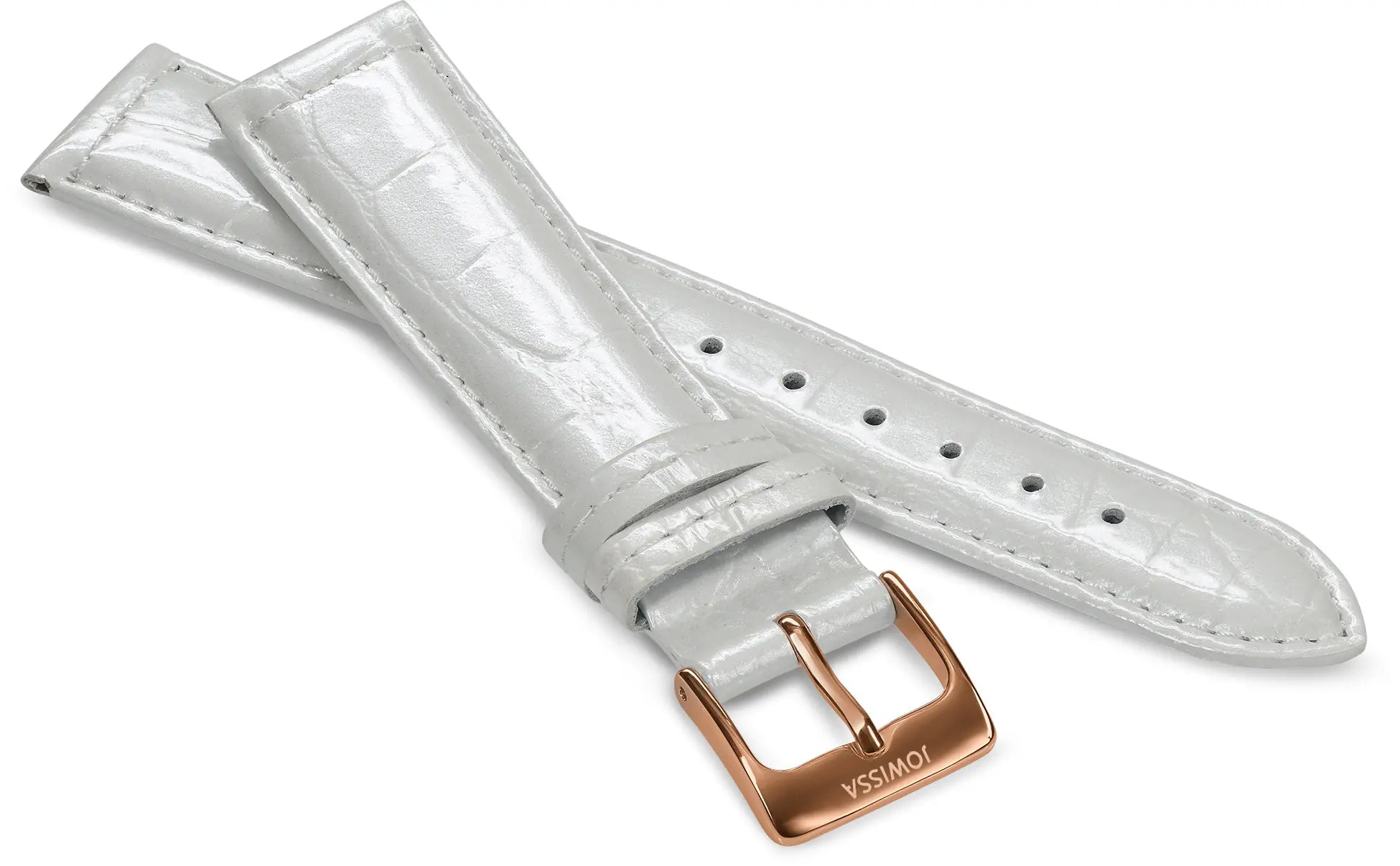 Leather Watch Strap Glossy E3.1481.L