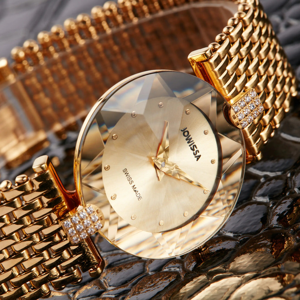 Facet Strass – Orologio Swiss Made da donna J5.010.M