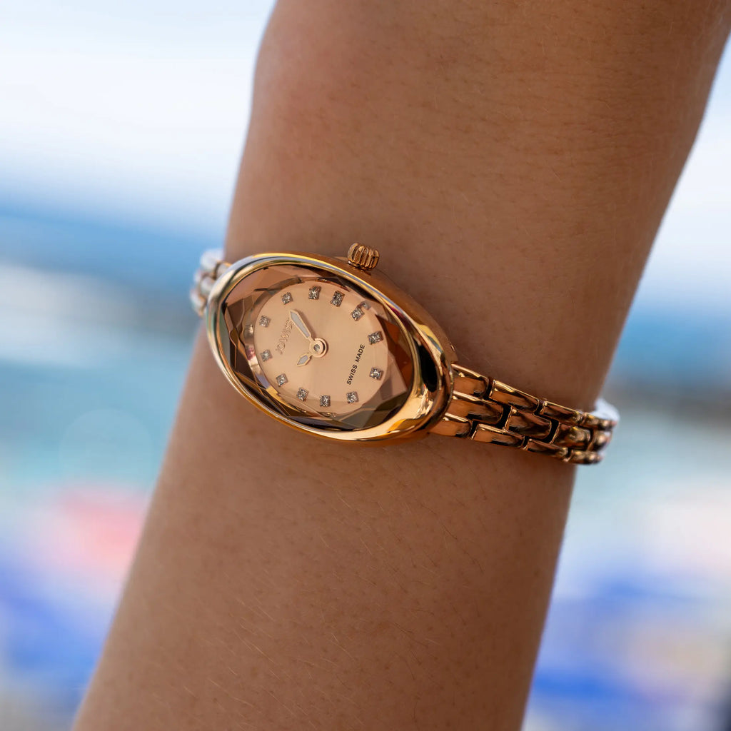 Facet Oval Petite Reloj de vestir Suizo J5.892.XS