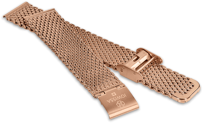 Watch Band Stainless Steel 18mm Rosegold E4.195.L - Jowissa