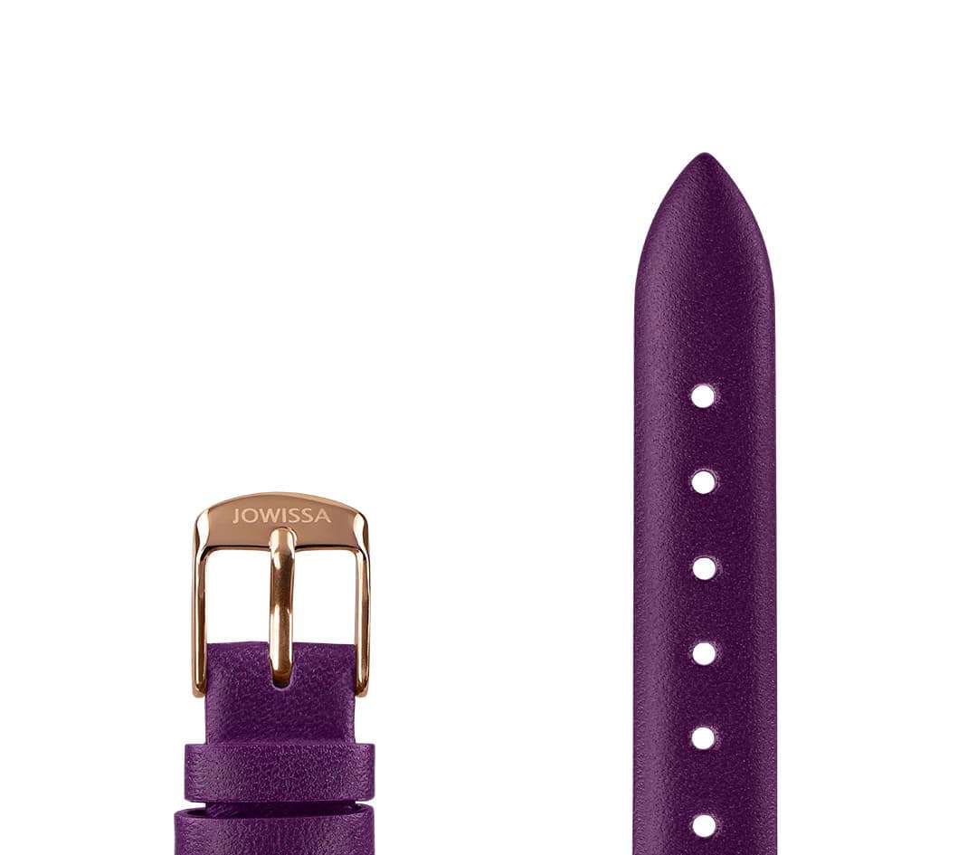 Plain Mat Leather Watch Strap E3.1471.M - Jowissa