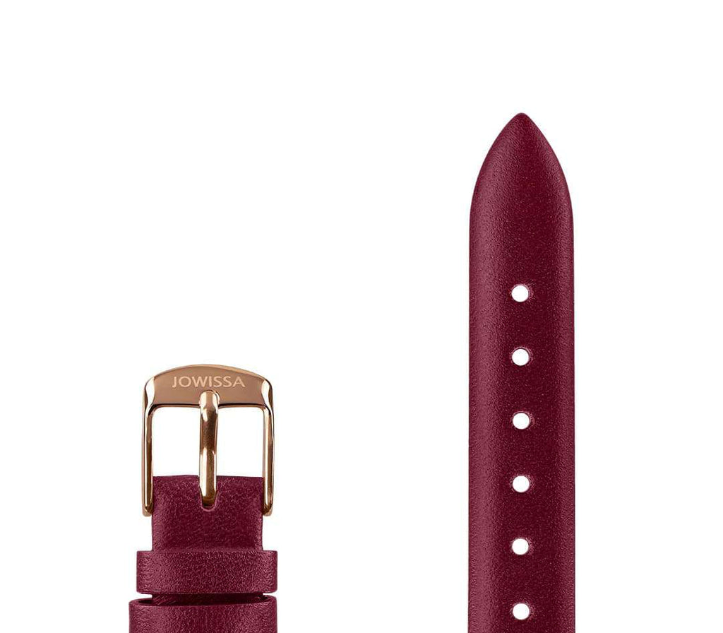 Plain Mat Leather Watch Strap E3.1459.M - Jowissa