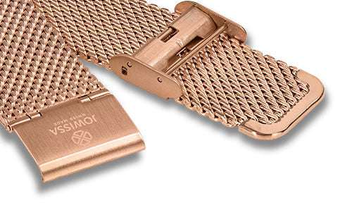 Watch Band Stainless Steel 22mm Rosegold E4.195.XL - Jowissa