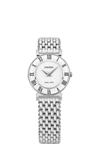 Roma swiss watch for ladies - with silver strap and white dial - all swiss made watch for women