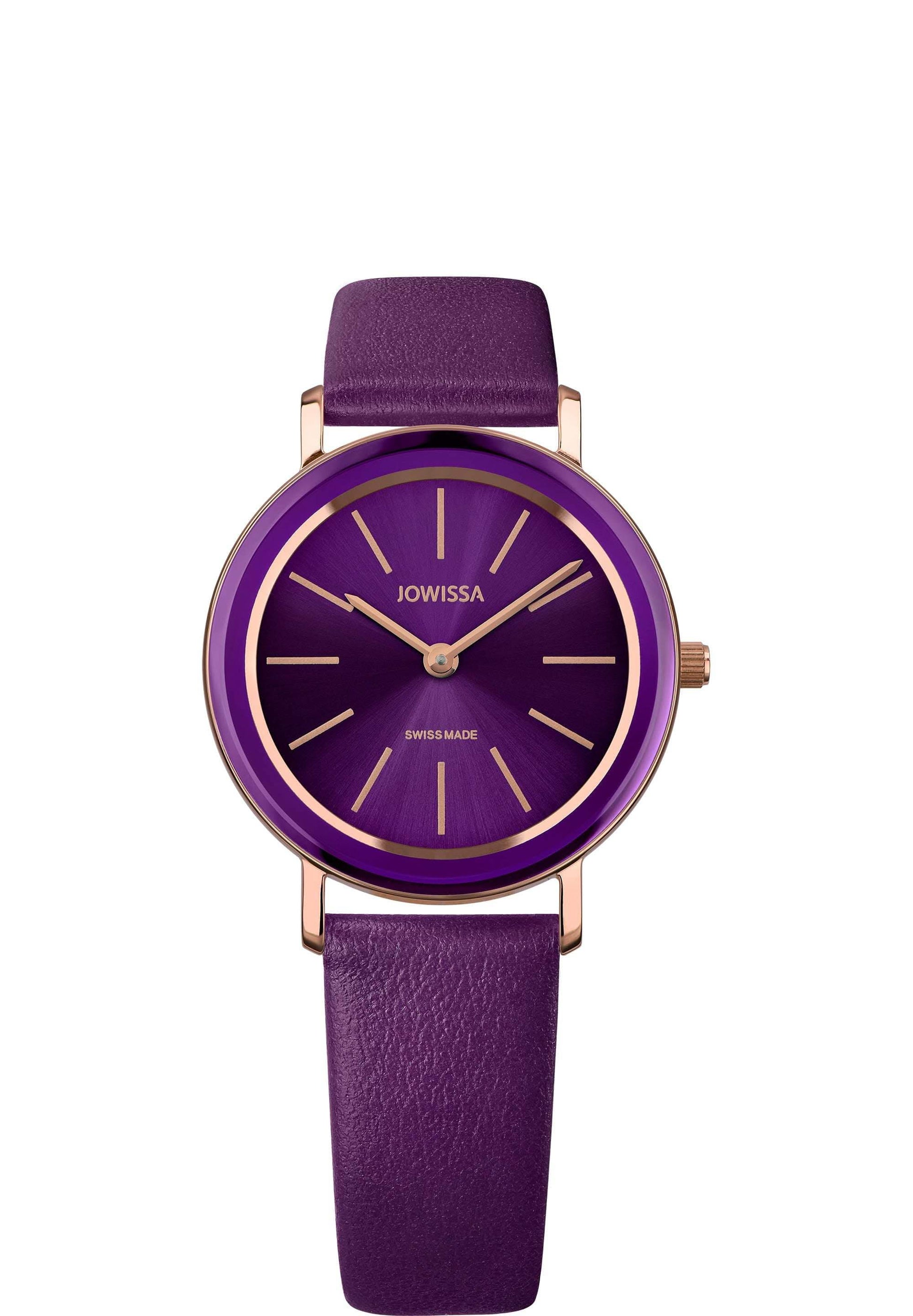 Rose-Gold Purple Alto Minimalist Watch Women 30mm – Jowissa