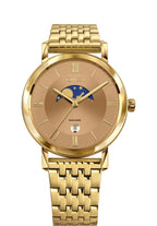 J4.582.L swiss watch for men - with gold strap and gold dial - all swiss made