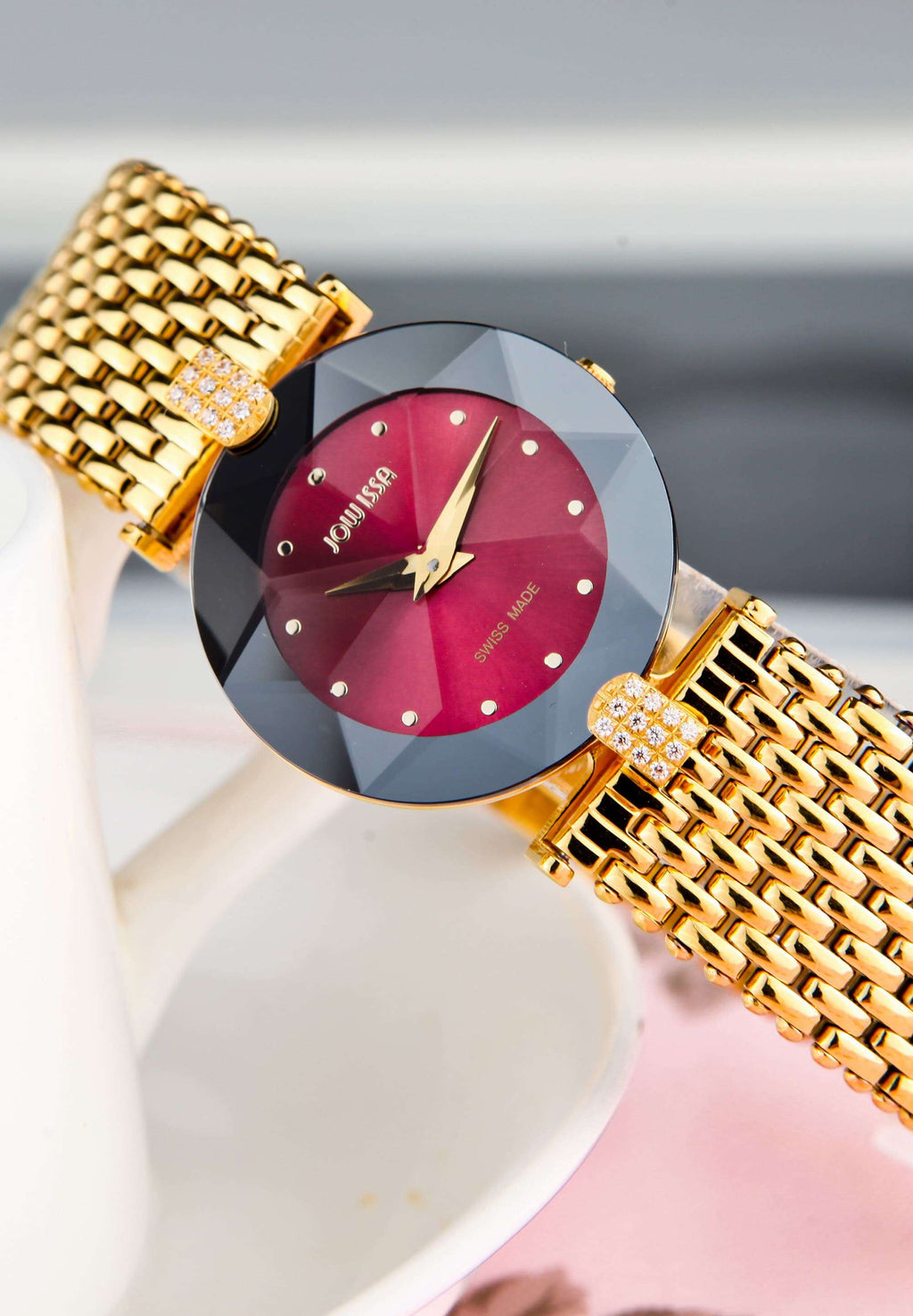 Facet Strass Swiss Ladies Watch J5.014.M - Jowissa