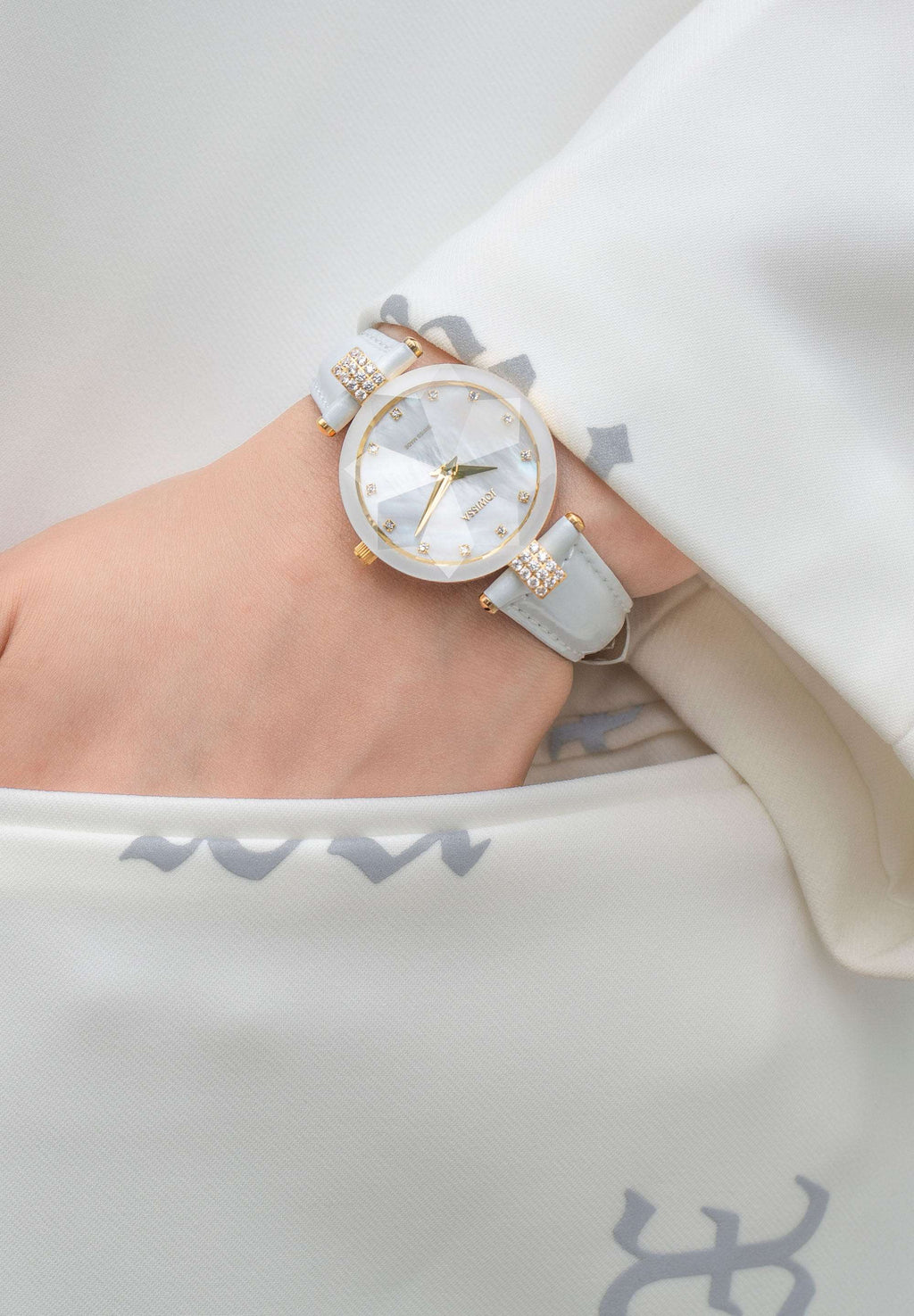 Facet Strass Swiss Ladies Watch J5.618.M - Jowissa