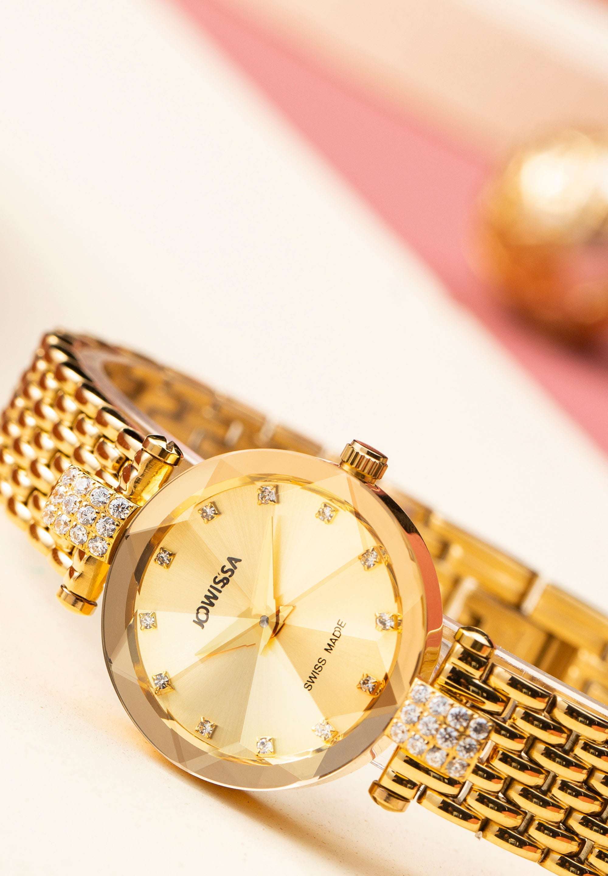 Facet Strass Swiss Ladies Watch J5.629.S - Jowissa