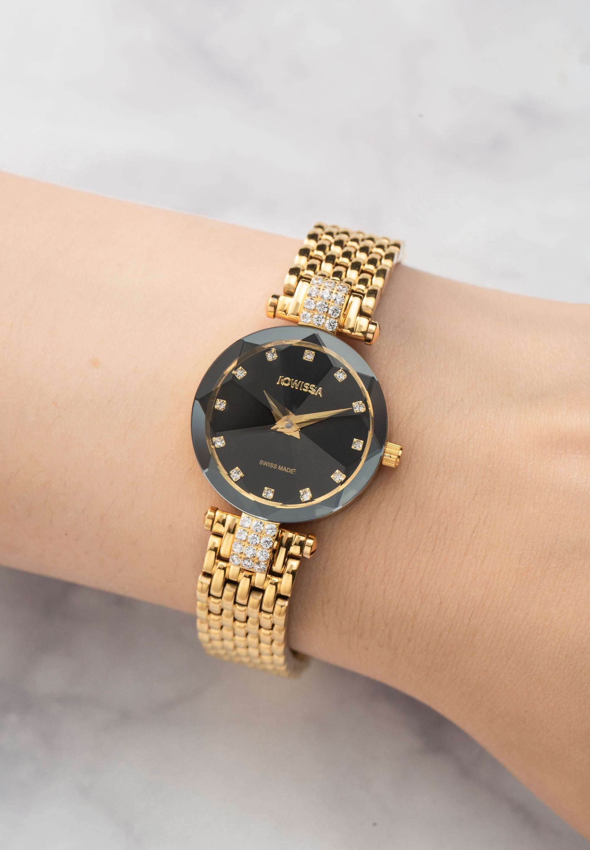 Facet Strass Swiss Ladies Watch J5.630.S - Jowissa