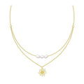 Front Image of Edelweiss | Womens | Necklace | gold | Fashion Jewelry | JS.0204.C | Jowissa |