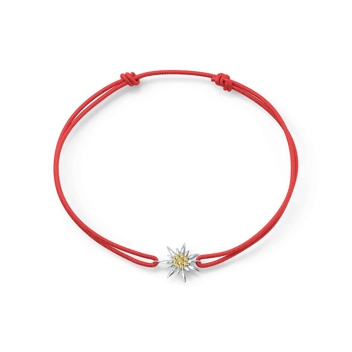 Front Image of Edelweiss | Womens | Wristband | red | Fashion Jewelry | JS.0208.E | Jowissa | Cubic Zirconia