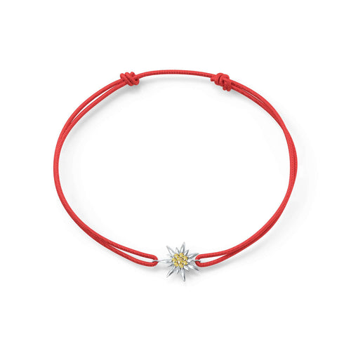 Image de face d'Edelweiss | Femme | Bracelet | Rouge | Bijou fantaisie | JS.0208.E | Jowissa | Zirconium cubique
