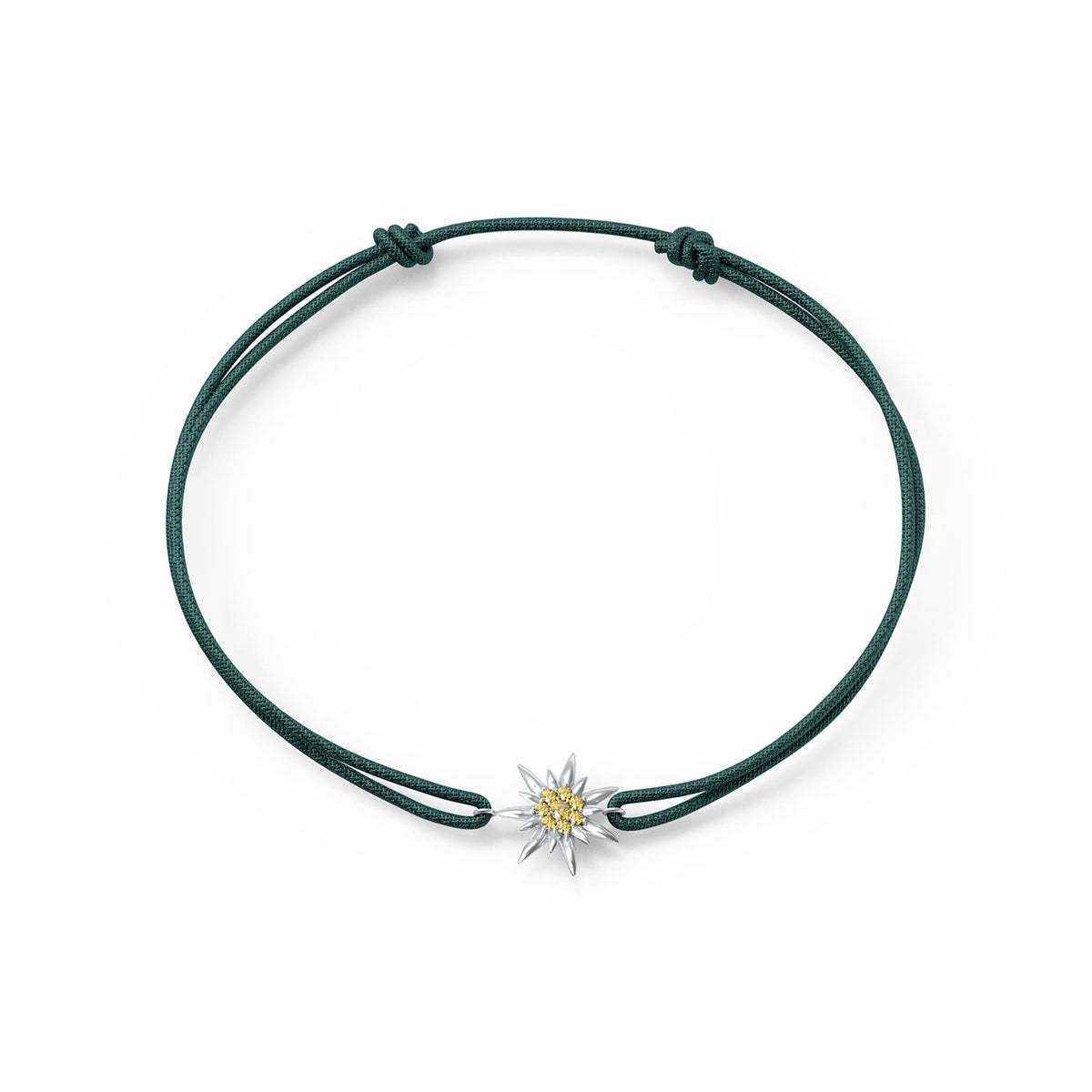 Front Image of Edelweiss | Womens | Wristband | green | Fashion Jewelry | JS.0208.F | Jowissa | Cubic Zirconia