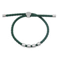 Front Image of LeWy | Mens | Leather Wristband | green | Fashion Jewelry | JS.0211 | Jowissa |