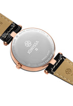 Facet Strass Schweizer Damenuhr J5.651.M