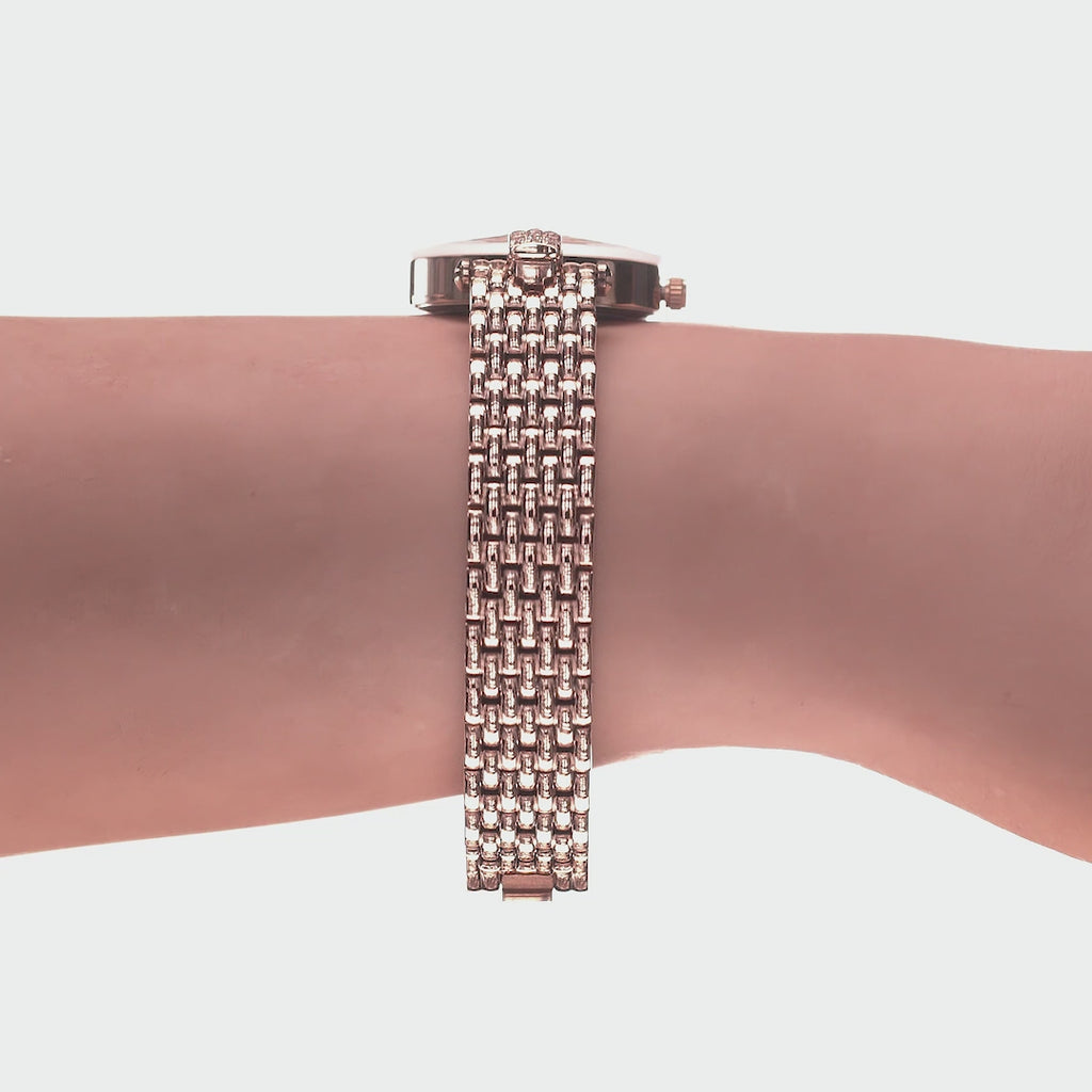 Facet Strass Swiss Ladies Watch J5.774.S