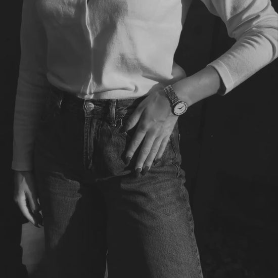 Swiss Jowissa Roma Watch - with silver strap and white dial - all swiss made watch for women