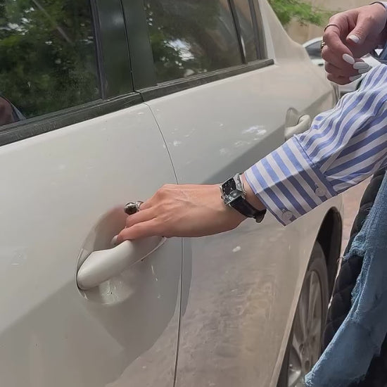 Swiss Jowissa watch with blue leather strap and blue dial - all swiss made for ladies