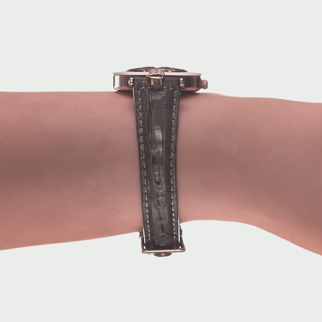 Facet Strass Swiss Ladies Watch J5.627.M