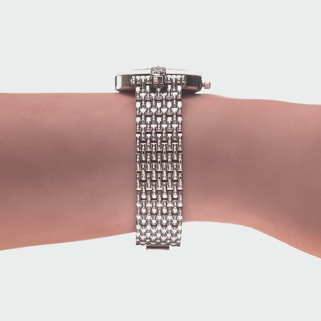 Facet Strass Montre Femme Suisse J5.636.M