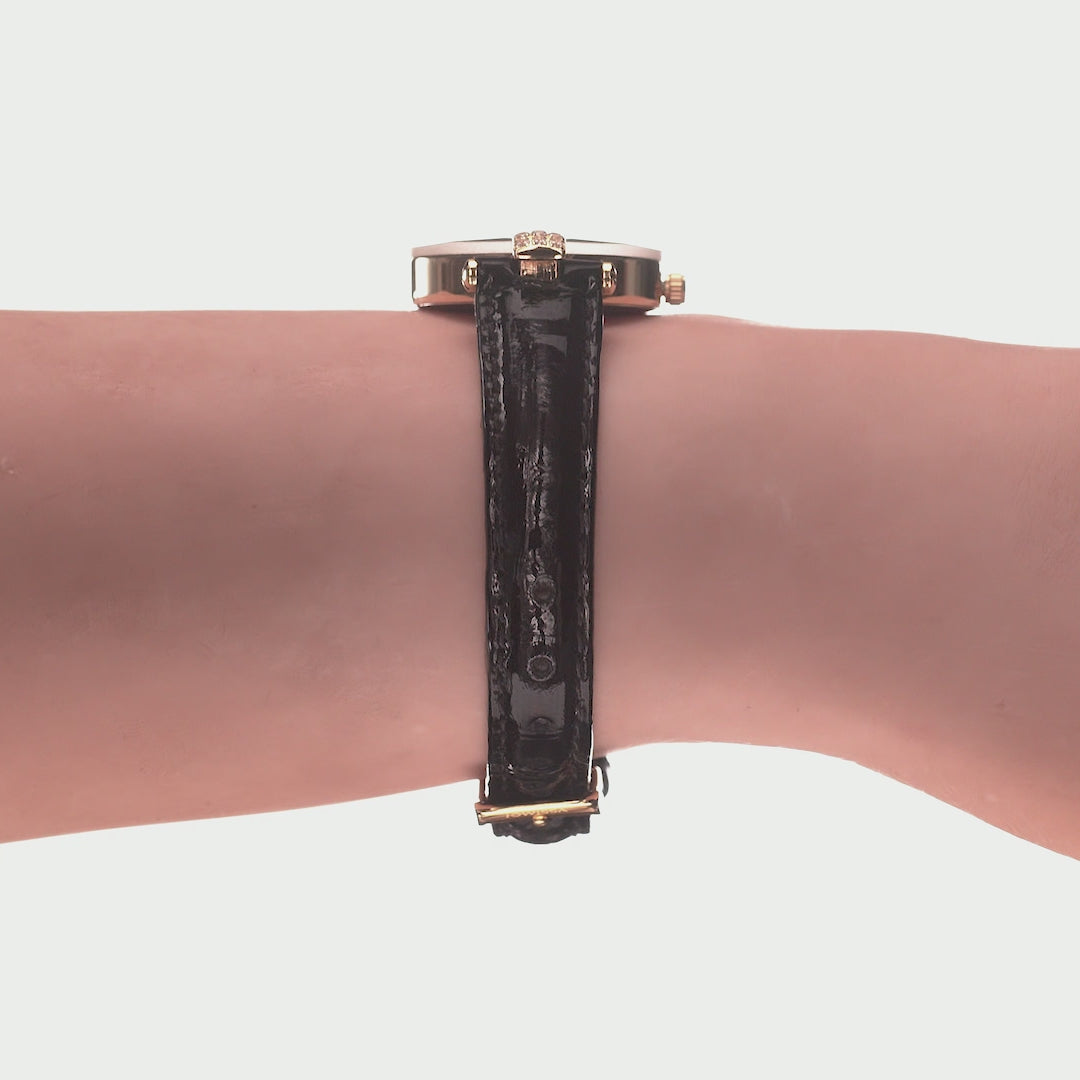 Facet Strass Swiss Ladies Watch J5.615.S