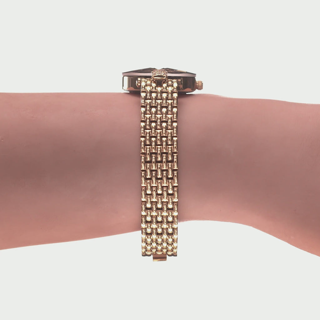 Facet Strass Swiss Ladies Watch J5.632.S