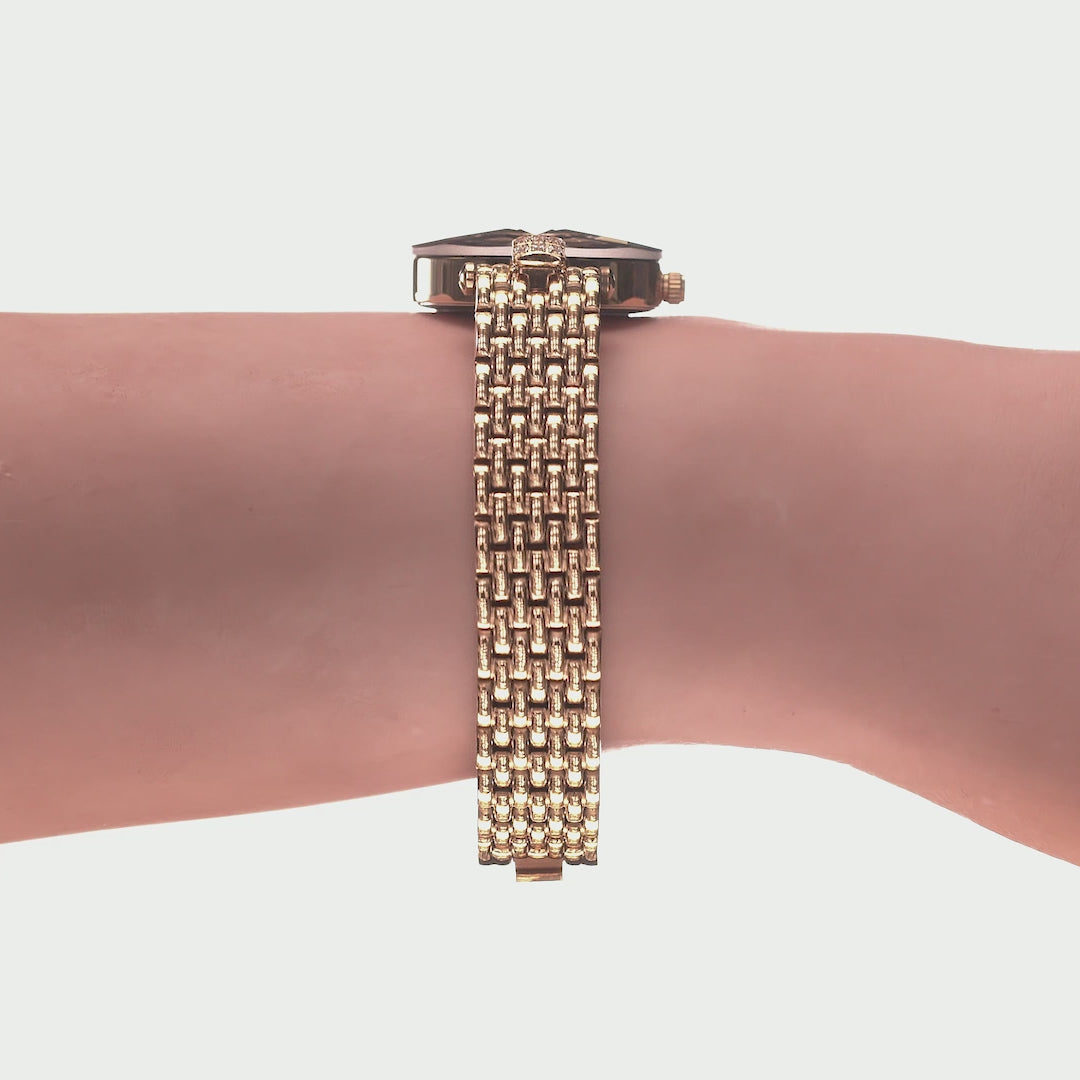 Facet Strass Swiss Ladies Watch J5.632.S